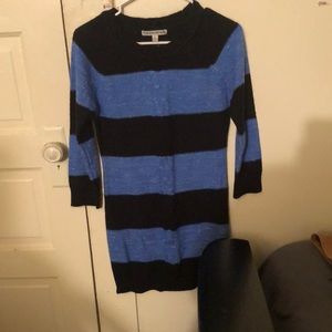 Striped sweater dress